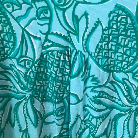 Lilly Pulitzer printed cotton tunic top - Picture 3 of 6
